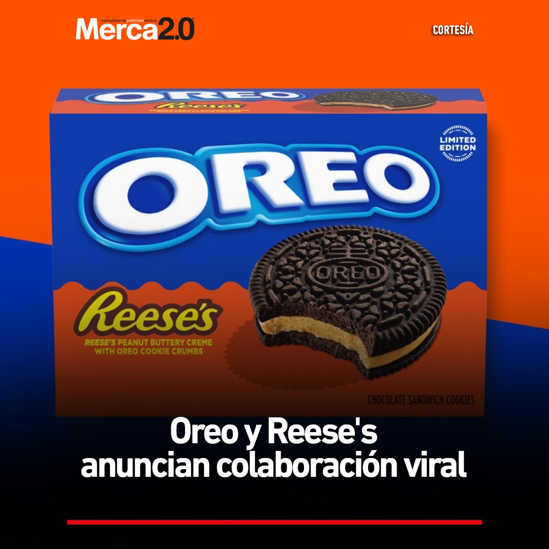 Merca20's tweet photo. 🤩 La combinación que todos pedían está aquí: Reese's y Oreo.

🗣️💖 El proyecto tardó más de dos años en su desarrollo y responde a una intensa demanda de los consumidores.

#Reeses #Oreo #merca20 

Toda la nota https://t.co/6ZVoRgtPYH https://t.co/CDFNHf2biP
