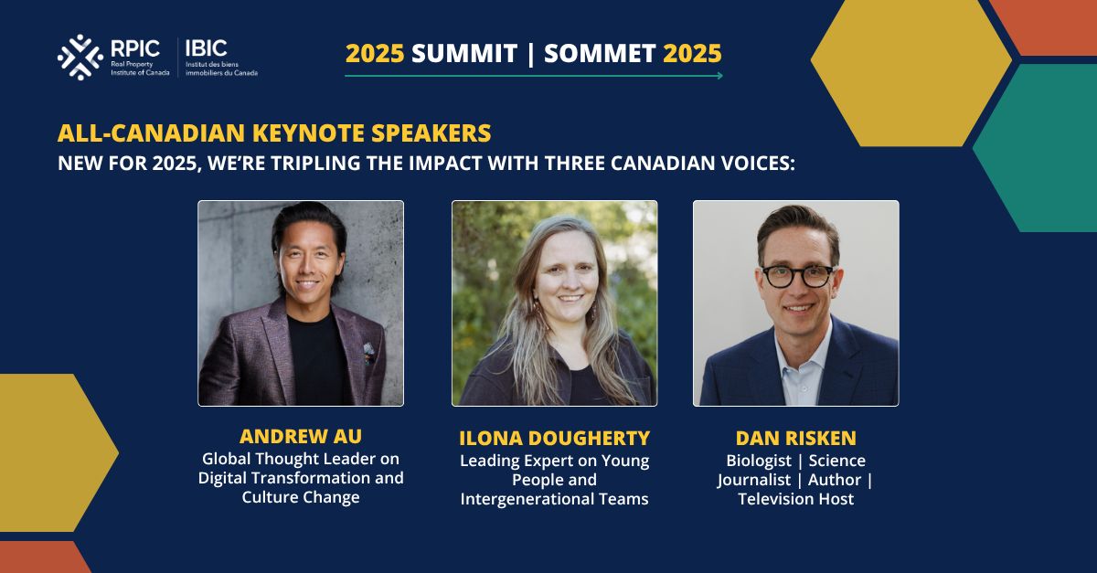 RPIC_IBIC's tweet photo. Join us Nov. 25-27th, at the RPIC Summit, as we champion community-building across the federal real property community!

New for 2025, we’re tripling the impact with three Canadian voices:

➡️ Andrew Au
➡️ Ilona Dougherty 
➡️ Dan Riskin

Learn more: https://t.co/zxCSpIyj7E https://t.co/8HewGhd2DQ