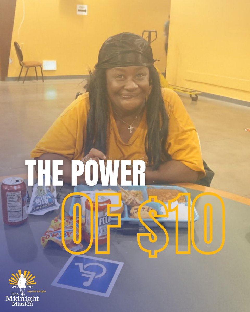 midnightmission's tweet image. $10 helps keep our doors open—no matter what. Since 1914, The Midnight Mission has never closed. Not during the Depression. Not during COVID. Not for a single day. Because someone always needs us. And you help make sure we’re here.

👉 secure.midnightmission.org/campaign/70017…