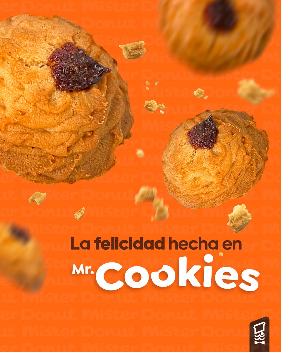 Alerta de antojo: cuando aparecen nuestras Cookies, todo lo demás pasa a segundo plano. 😋Perfecto para acompañar tu café, tu tarde de break o ese momento en el que solo necesitas algo que te haga feliz. 😉🍪 #MisterDonut #UnGustoParaTodos