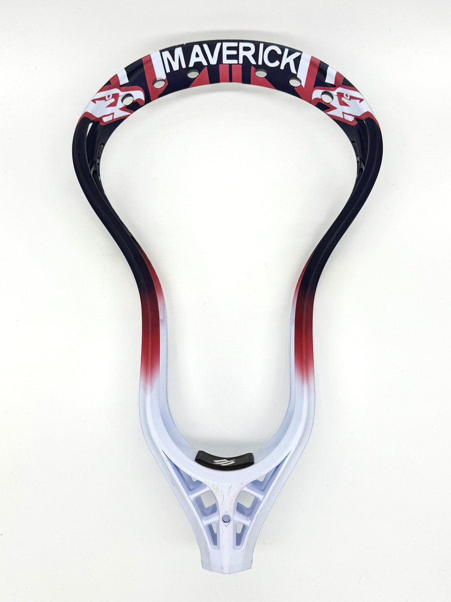 SCDLax's tweet image. Top Gun Maverick helmet themed @StringKing 2V!