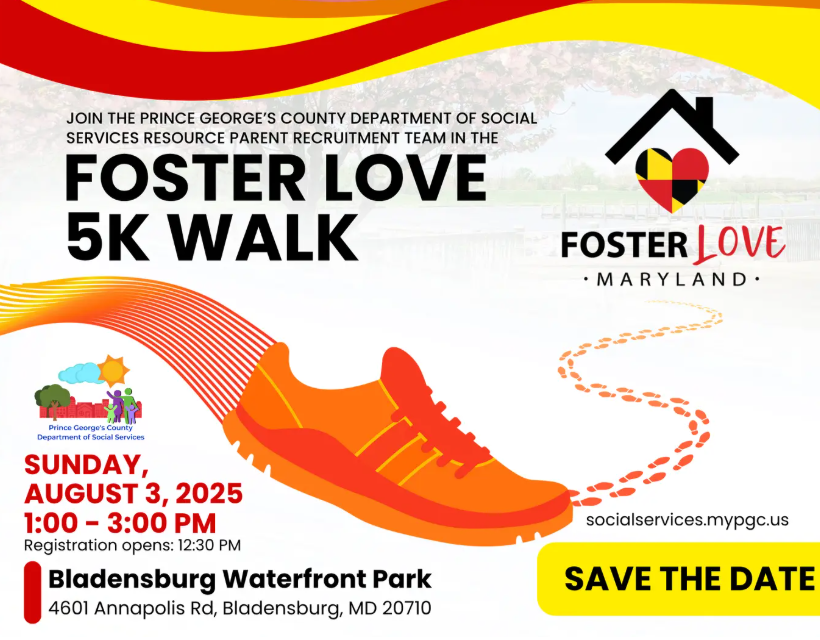Register for this event at: …SSFosterLove5kWalk2025.eventbrite.com.