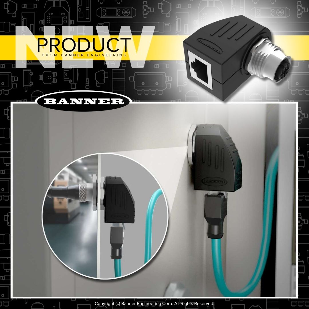 BannerSensors's tweet image. New from Banner: M12 D-Code to RJ45 Receptacle. Fast. Simple. Secure Ethernet Panel Connections.
🔗 Get all the details:
ow.ly/3wk550WxB7z
🔗 Explore Recently Released Products
ow.ly/pv7Y50WxB6y