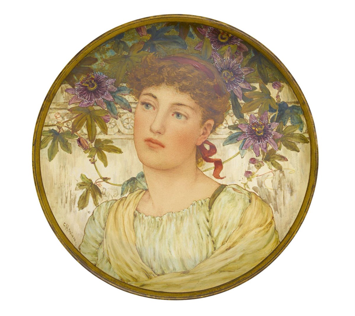 In love con estos bajoplatos de la artista Charlotte Horn Spiers ♥️

Los realizó en la década de 1880, están firmados y se encuentran en el <a href="/V_and_A/">V&A</a> de Londres (aunque no expuestos actualmente)