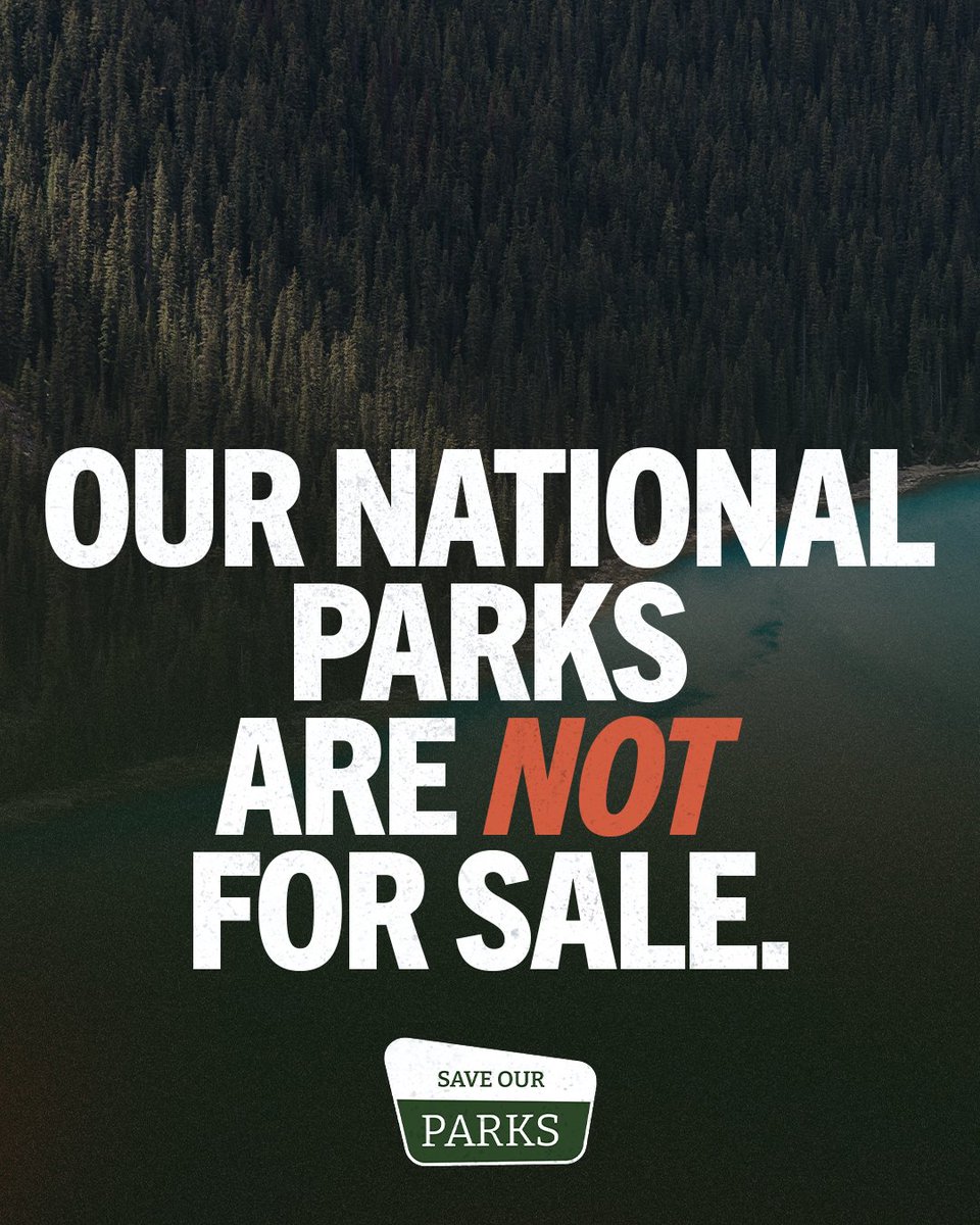 Donald Trump, Doug Burgum, and their billionaire cronies are gutting America’s national parks and public lands. They’re slashing staff, raising fees, and handing public lands to corporate cronies. 

This isn’t mismanagement. It’s sabotage. And we’re fighting back. #saveourparks