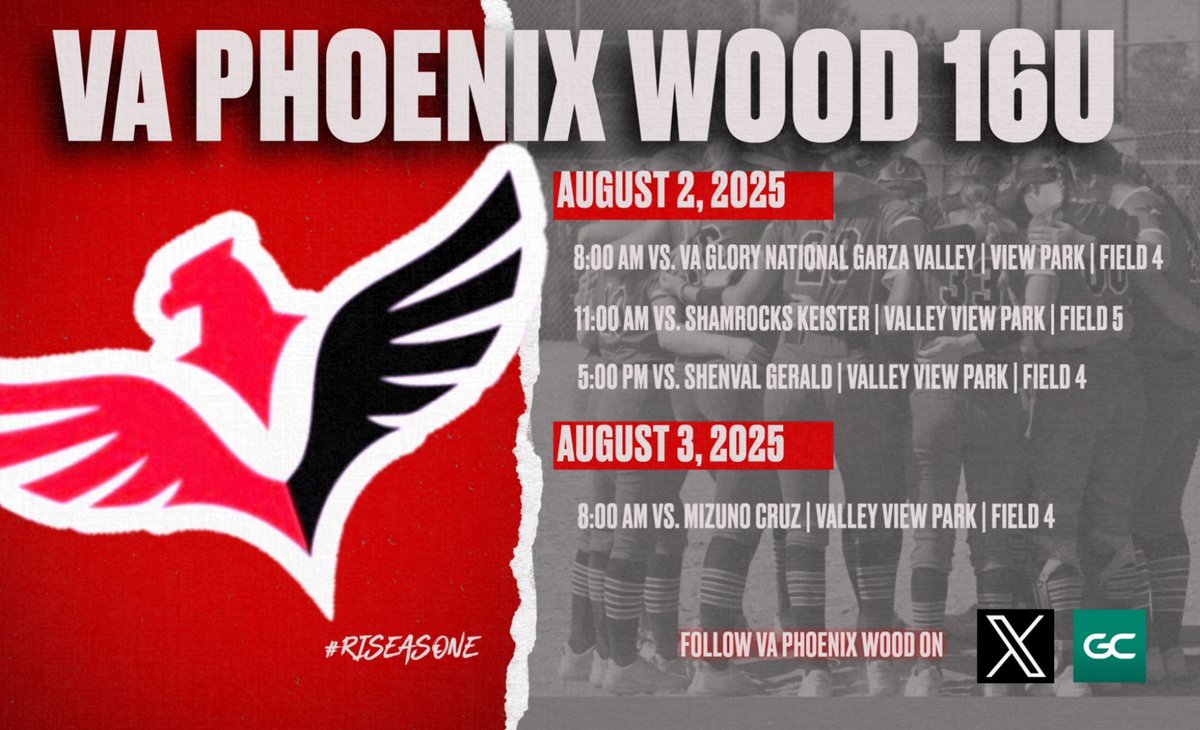 Excited to get back on the field this weekend!!! 
<a href="/VA_Phoenix_Wood/">VA Phoenix Wood</a>