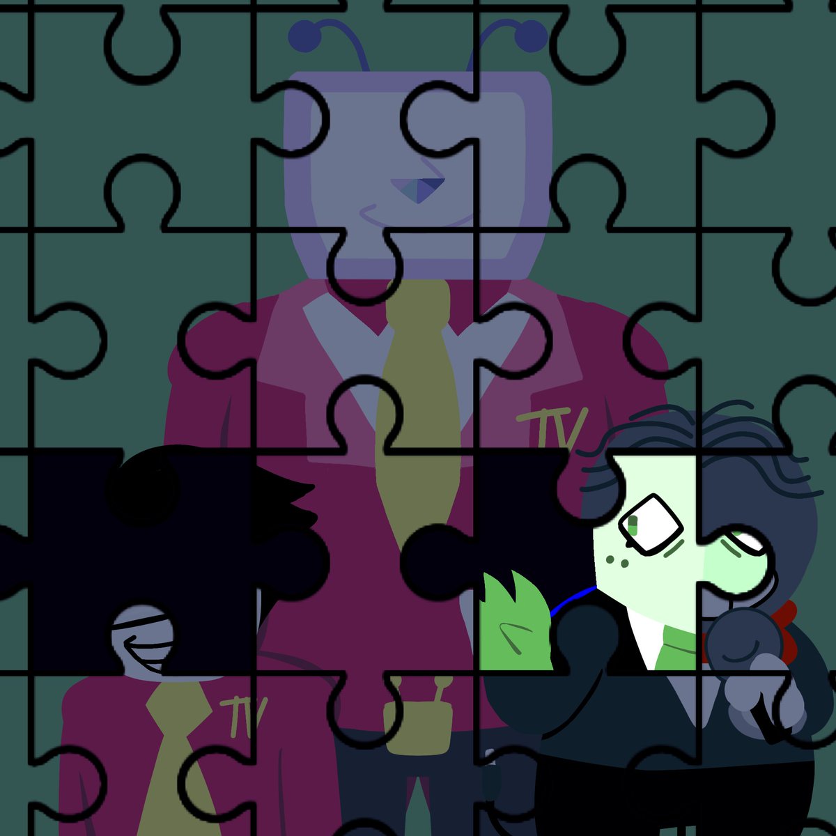 missing piece
#deltarune #battat #spamton #tenna