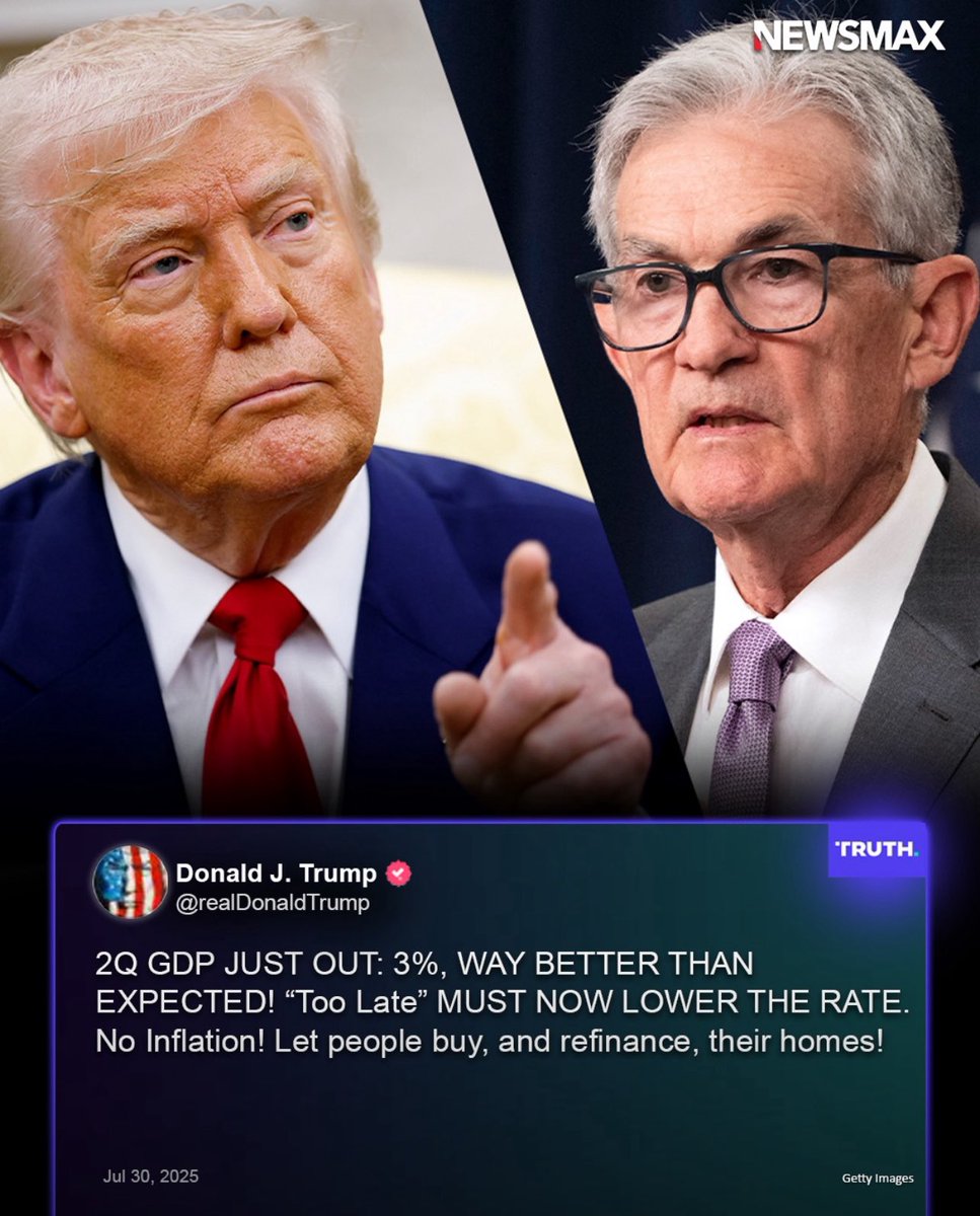 💥Texas Girl💥 (@ilegvm) on Twitter photo Lower interest rates or END the Fed. Lower interest rates or END the Fed.