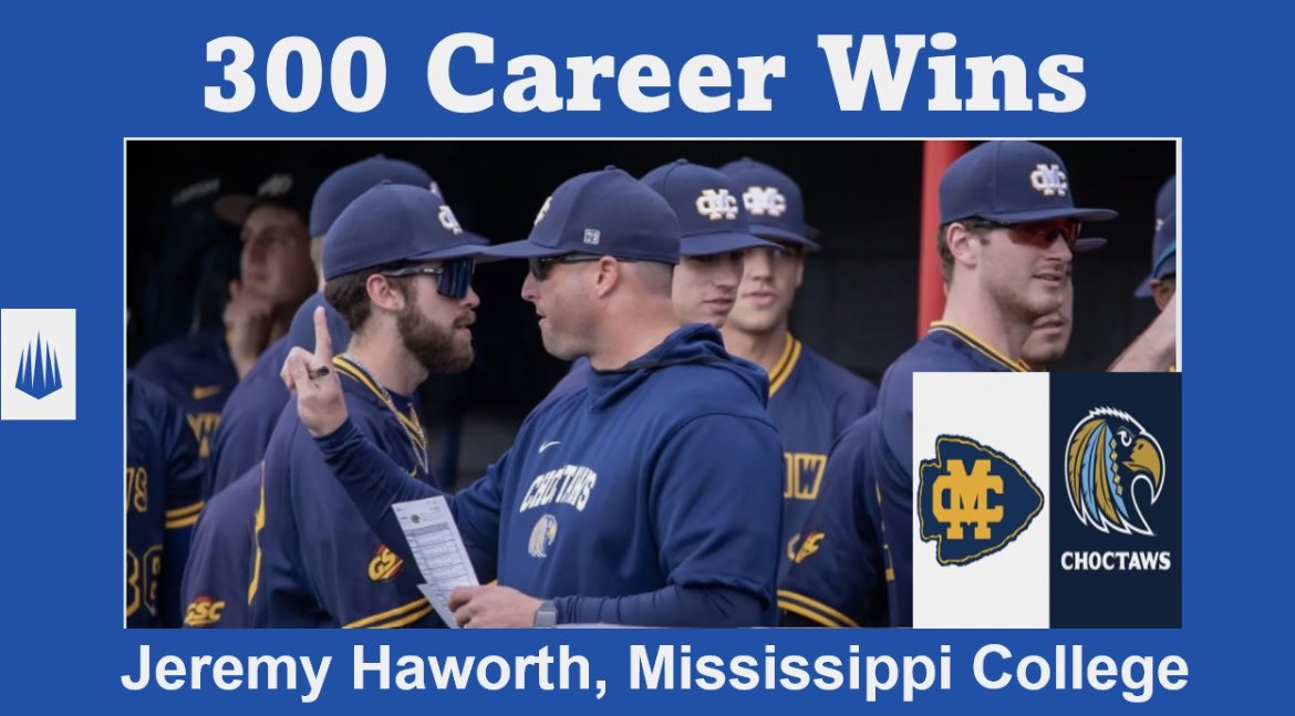 NCSA Baseball (@ncsa_baseball) on Twitter photo BIG TIME CAREER WINS MILESTONE! ⚾️
Congrats! 👏👏👏👏
<a href="/GoChoctaws_BB/">Mississippi College Baseball ⚾️</a>
<a href="/NCAABaseball/">NCAA Baseball</a>
<a href="/NAIABall/">NAIA Ball</a>
<a href="/NJCAABaseball/">NJCAA Baseball</a>
<a href="/CoachPacket/">Coach Packet</a>
<a href="/ABCA1945/">ABCA</a> BIG TIME CAREER WINS MILESTONE! ⚾️
Congrats! 👏👏👏👏
<a href="/GoChoctaws_BB/">Mississippi College Baseball ⚾️</a>
<a href="/NCAABaseball/">NCAA Baseball</a>
<a href="/NAIABall/">NAIA Ball</a>
<a href="/NJCAABaseball/">NJCAA Baseball</a>
<a href="/CoachPacket/">Coach Packet</a>
<a href="/ABCA1945/">ABCA</a>