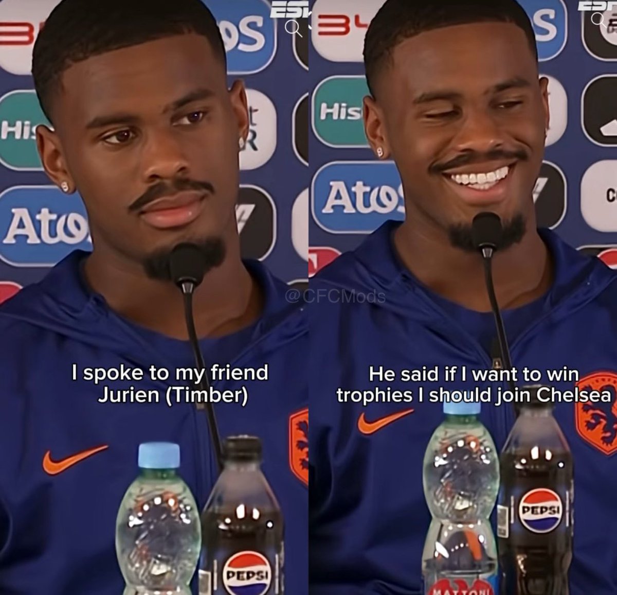Hato spoke with Timber before joining Chelsea 😂