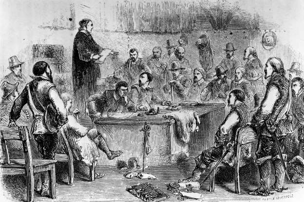 TammiMinoski's tweet image. #OTD 1619: A governor, six councilors and 22 burgesses (elected representatives) met in #Jamestown, for the first elected legislative assembly in the new world. nps.gov/jame/learn/his… #ColonialHistory