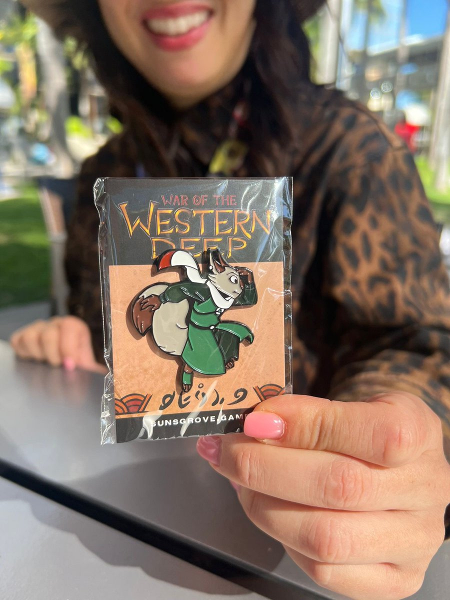 Beyond the Western Deep (@thewesterndeep) on Twitter photo Was such a treat being able to catch up with the wonderful <a href="/SamanthaBeart/">Samantha Béart is cooking…</a> at #SDCC2025 last week.
We also made sure to bring along their very own Sunsgrove Studios team shirt and the very first Mirren pins!
Thank you <a href="/theselenaprice/">Selena Price 🔜 SDCC</a> for the amazing photos! Was such a treat being able to catch up with the wonderful <a href="/SamanthaBeart/">Samantha Béart is cooking…</a> at #SDCC2025 last week.
We also made sure to bring along their very own Sunsgrove Studios team shirt and the very first Mirren pins!
Thank you <a href="/theselenaprice/">Selena Price 🔜 SDCC</a> for the amazing photos!