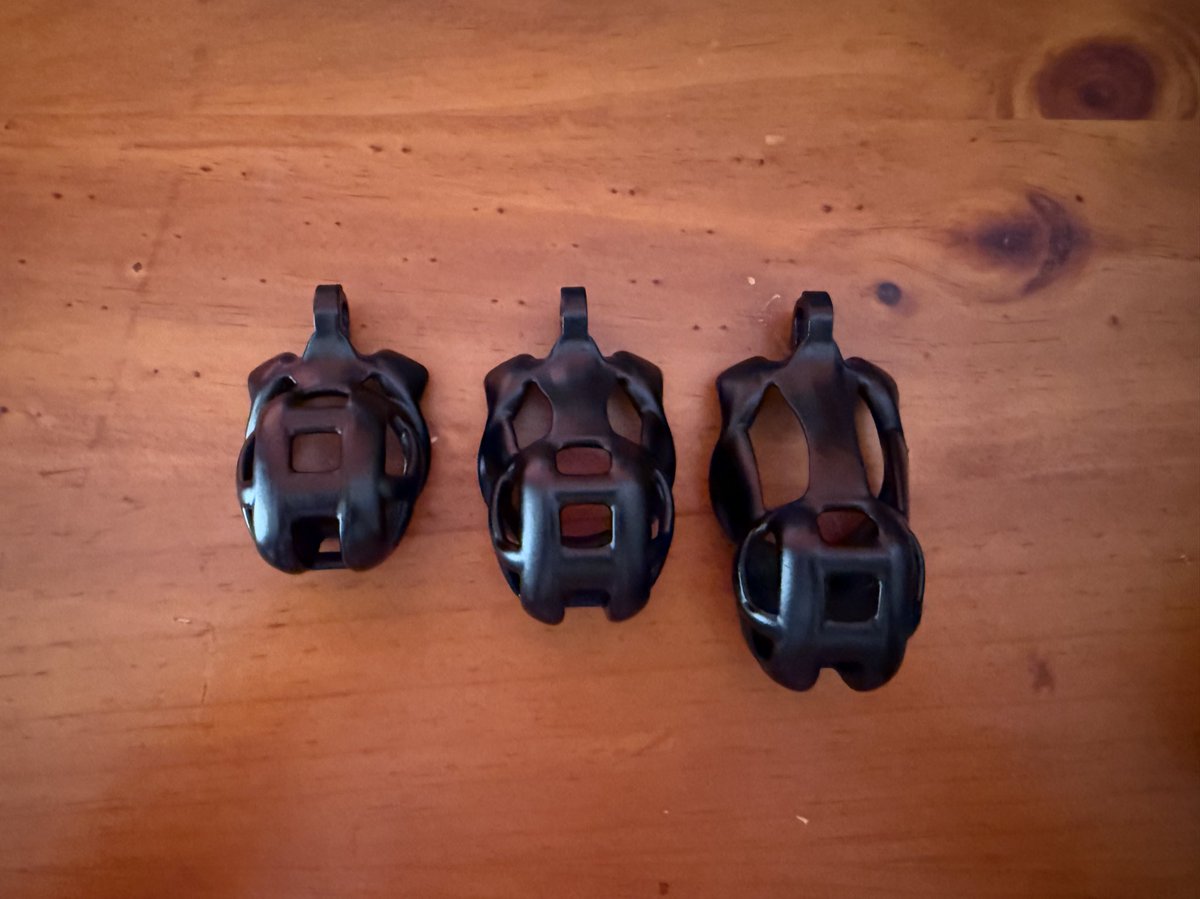Looking at my chastity journey over the year, I’m very proud of how far I’ve come, locked and shrinking everyday, pushing myself, but what could be next?
Smaller <a href="/KINK3Ddesigns/">KINK3D</a> cage?? 
Chastity belt??
I honestly can’t wait!!

<a href="/MasterJai_46/">MasterJai46</a>