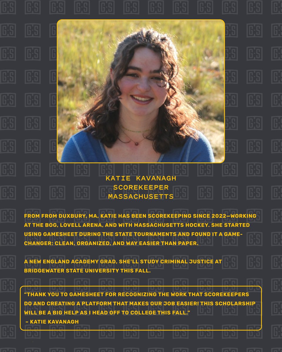 GameSheetInc's tweet image. Excited to announce our 2025 GameSheet Scholarship Recipients! 

Inspiring. Committed. Passionate. 

Check out the News page on our website to learn more about them and our scholarships!