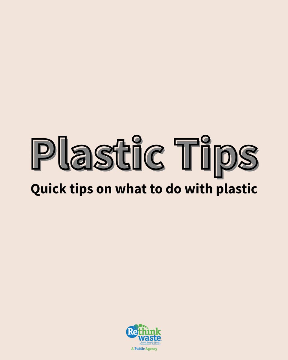 RethinkWaste's tweet image. More tips on what to do with plastic to close out #PlasticFreeJuly. We hope these tips have been helpful and that you feel more informed on what to do with the plastic in your life!