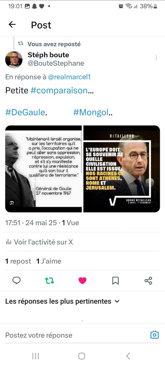 BouteStephane's tweet photo. @Europe1 Il y a surtout la petite tepu de #Rotchild qui a laisser des débiles nous foutrent la merde avec l #Algérie pour pas que l ont puisse leurs acheter du gaz 10 fois moins chère... https://t.co/nHe6b0Zq9F