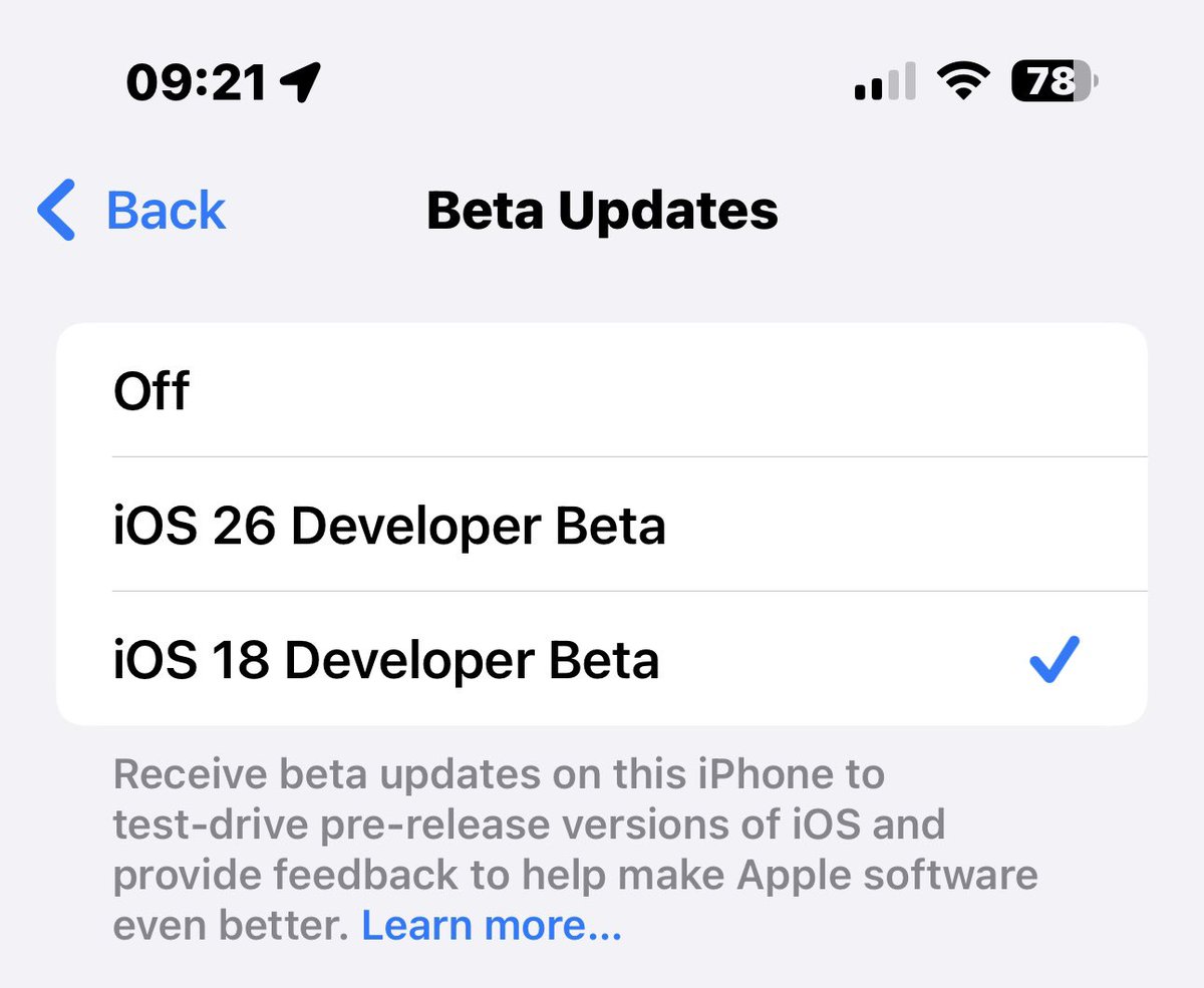 _iami8_'s tweet photo. iOS 18.6 (Beta 6) vs. iOS 26

Apple has decided to get rid of that naming scheme. Apple is naming each new iOS after the coming year. So by 2026, all the new iPhones will be running iOS 26. https://t.co/GwGAhM0A04