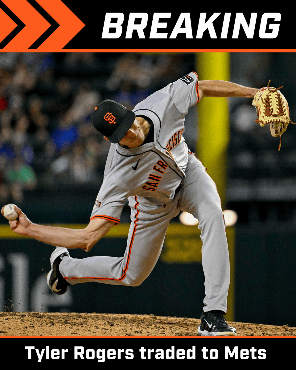 BREAKING: RHP Tyler Rogers has been traded to the Mets, per <a href="/Ken_Rosenthal/">Ken Rosenthal</a>