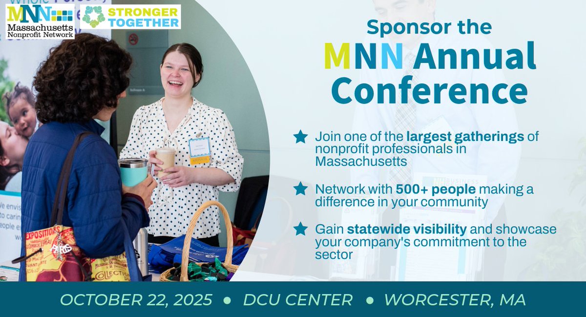 You're invited to sponsor MNN's Annual Conference, convening 500+ #nonprofit and business leaders! The event will consist of a keynote panel, workshops &amp; roundtables, networking, and the presentation of Lifetime Achievement Awards. 🚀

👉 Learn more: ow.ly/71pu50WxCRz