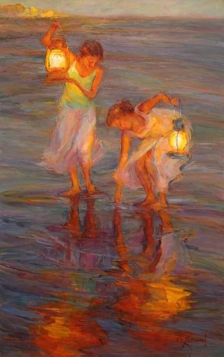 Farolillos para esta noche.

Diane Leonard.🖌️🎨