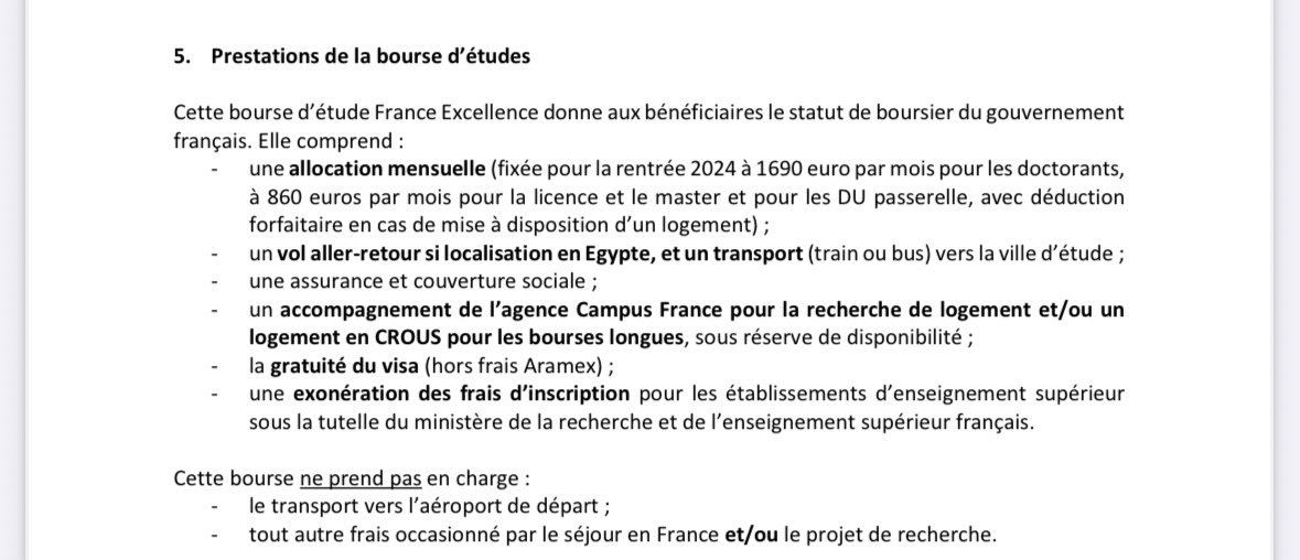 🚨🇫🇷 𝗔𝗟𝗘𝗥𝗧𝗘 𝗜𝗡𝗙𝗢 — La réfugiée gazaouie, Nour Attalah, a bénéficié, comme d’autres, d’une bourse « France Excellence » délivrée par le gouvernement français.

Cette bourse comprend :
– Une allocation mensuelle de 860 € pour couvrir ses dépenses en France
– La