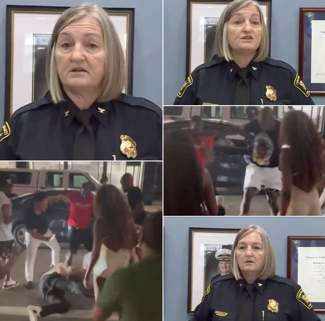 ChristinaNewstv's tweet image. #news The same woman who blamed two white people for getting jumped and beaten by a mob in Cincinnati - is being sued by multiple officers for discrimination against white males
#Ohio
Cincinnati Police Chief Teresa Theetge was talking about the attack that recently happened in…