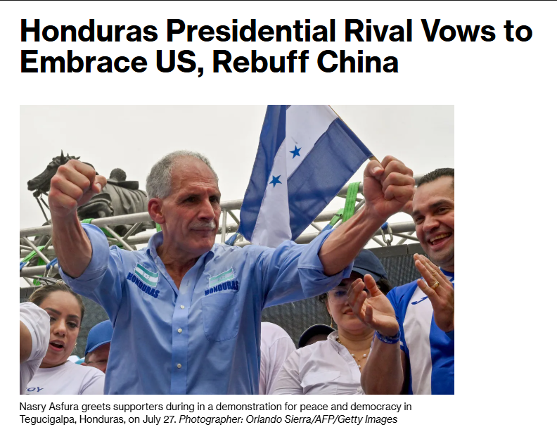 Ryan Berg, PhD (@ryanbergphd) on Twitter photo #Honduras: There are major opportunities for #Taiwan in November's presidential election. The key question: Will elections be run freely and fairly under <a href="/XiomaraCastroZ/">Xiomara Castro de Zelaya</a>?
Given #China has not consolidated its hold since the diplomatic switch, candidates are promising a reversal. #Honduras: There are major opportunities for #Taiwan in November's presidential election. The key question: Will elections be run freely and fairly under <a href="/XiomaraCastroZ/">Xiomara Castro de Zelaya</a>?
Given #China has not consolidated its hold since the diplomatic switch, candidates are promising a reversal.