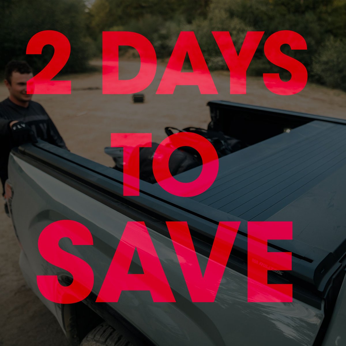 TWO DAYS.
That’s all you’ve got left to score EGR gear at these prices.

🔒 RollTrac.
🛡️ Fender flares.
🔥 Built to perform.

Buy now or pay later. Literally.

#EGRUSA #LastChance #TruckAccessories #BuiltNotBought #RollTrac #OffRoadReady #TruckLife #NoBSDeals