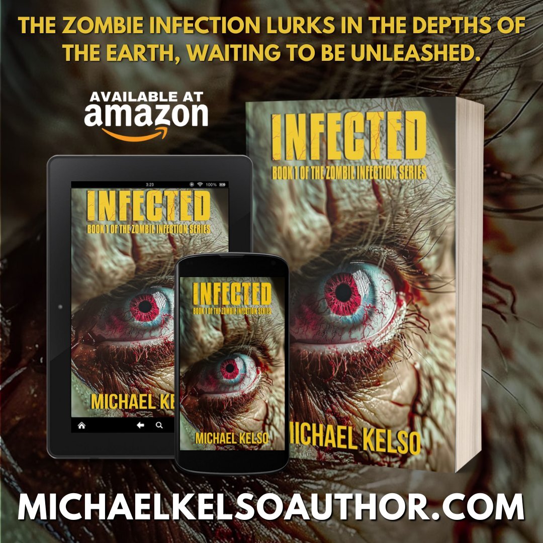 AuthorShout's tweet image. INFECTED Book 1 of the #Zombie Infection Series is available at amzn.to/4l9fGyl

@MichaelKelso2 

#zombiebook #bestbooks #bookboost #horror #horrorfam #infected #goodreads
