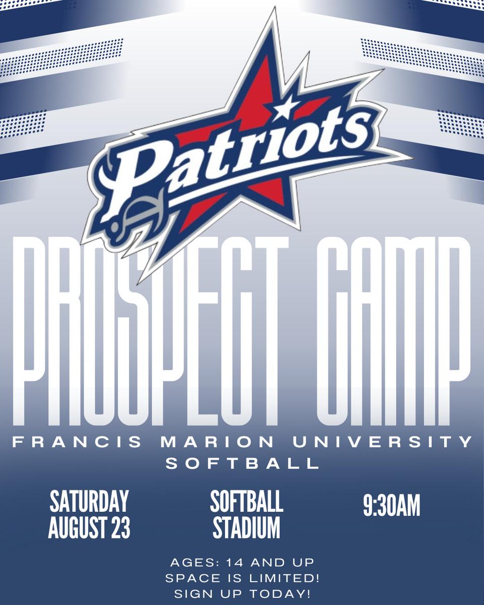 coach_vallee's tweet photo. Can't wait to find our next Pats at camp!! Get in front of the coaching staff and meet the players! Sign up today! https://t.co/fhi0oAVpHe