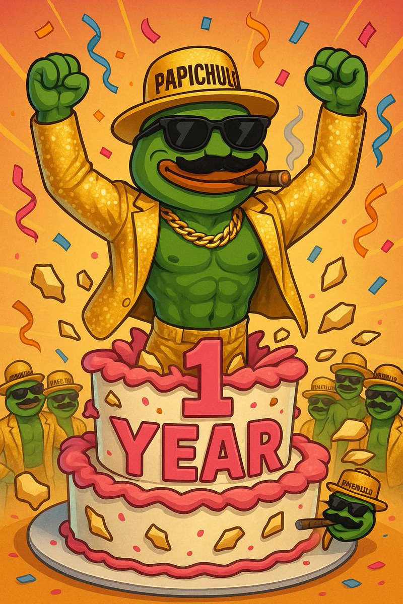 Papichulo was one year yesterday! What a ride it has been. The best is yet to come. <a href="/Papichulomeme/">Papichulo</a> #memecoin #solana #chulo