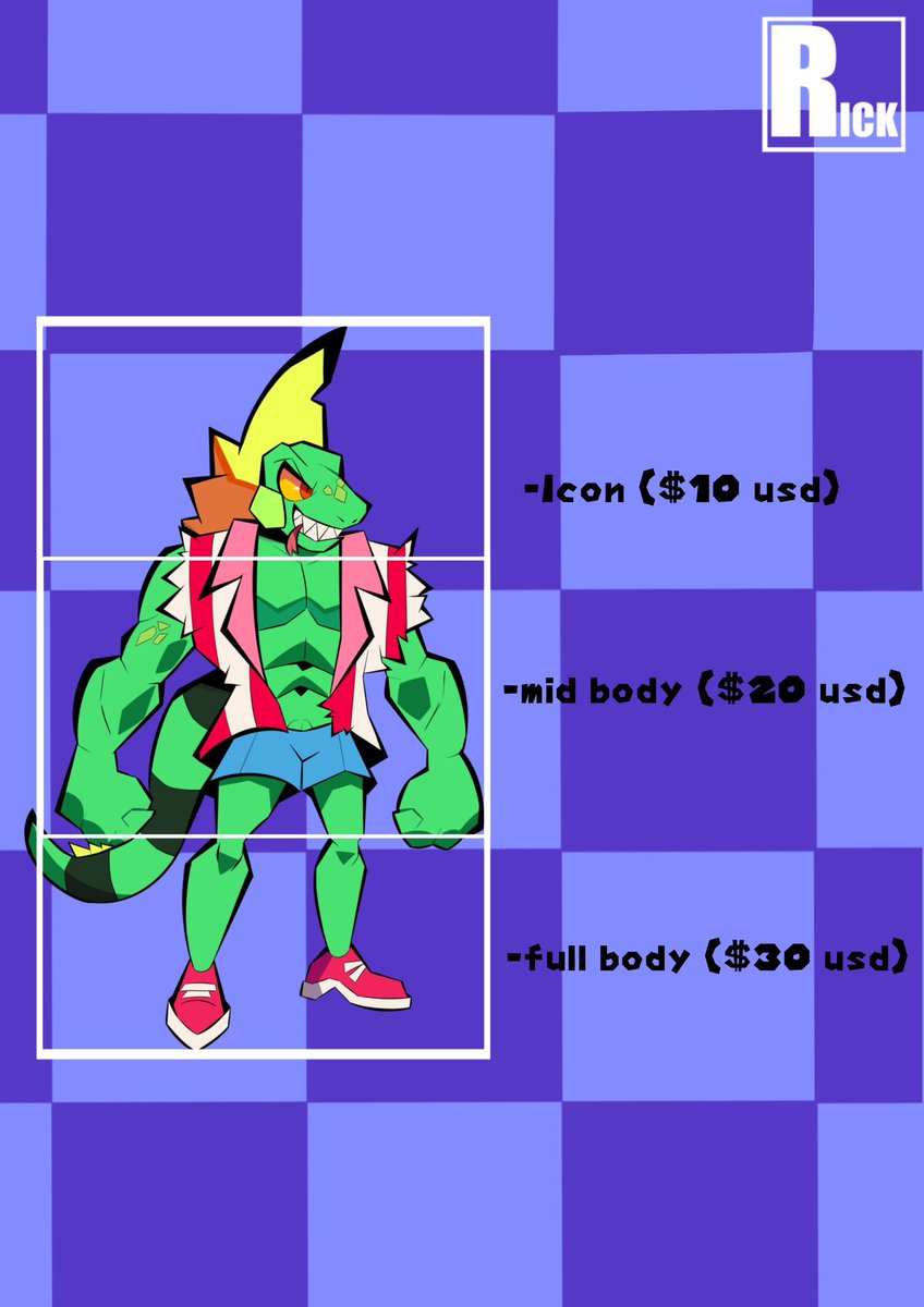 rick70719119's tweet image. (Open Commissions) 🚨

Hello people, I just opened commissions, do not hesitate to send me a DM so that we can talk about what you are looking for, I will be available

Also, you can write me on Spanish

#Commission #commissionopen #artistsontwitter