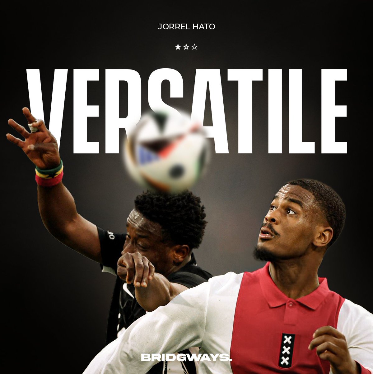 Jorrel Hato: What a talent!

🧠 90% pass accuracy in the League.

🅰️ Ajax’s top assist provider in the league (6 assists).

🦶 Most tackles won in Ajax squad (58), and 3rd in aerial duels won (51).

Young. Reliable. Classy. ⭐️