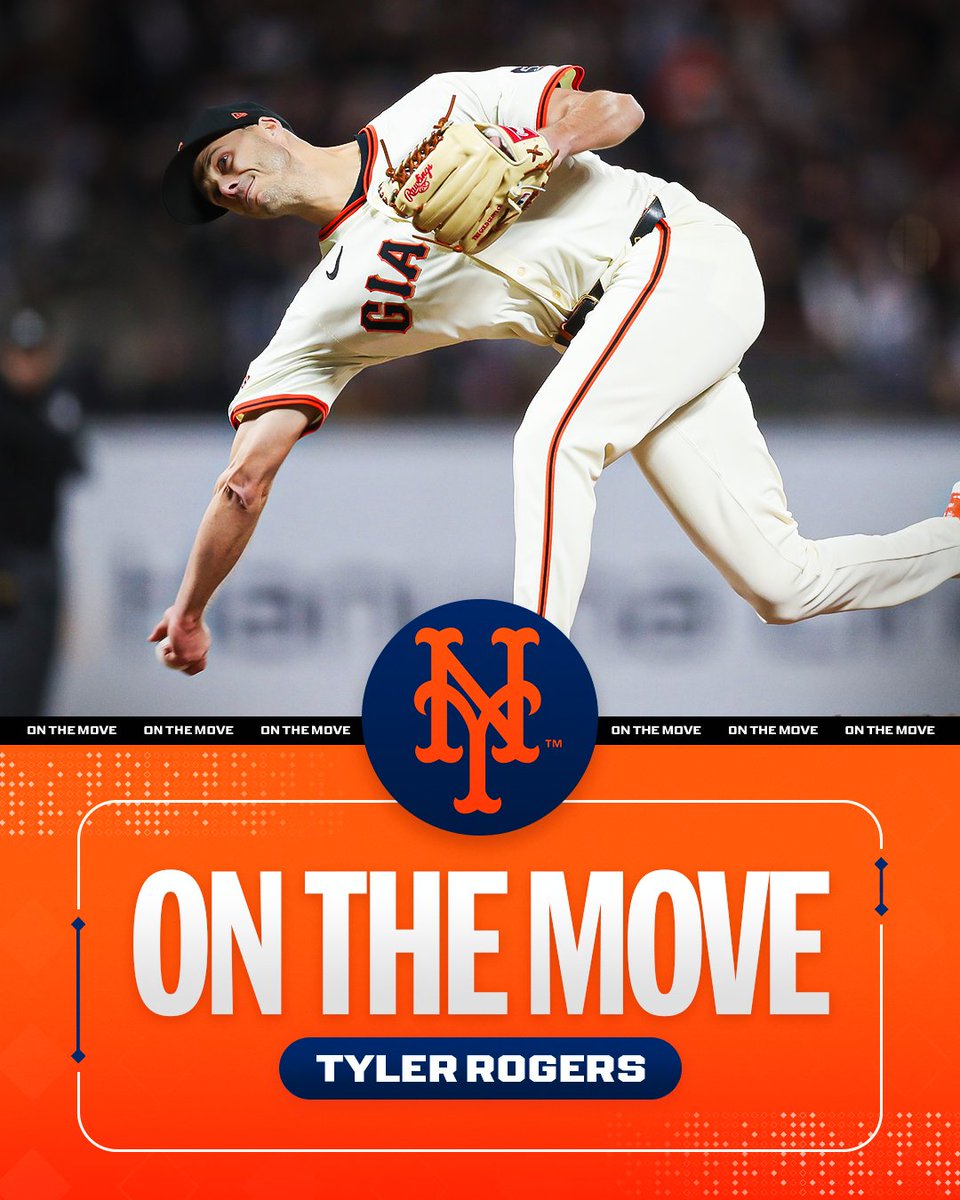 MLB (@mlb) on Twitter photo Mets reportedly acquire RHP Tyler Rogers from the Giants, per multiple reports including <a href="/MLBNetwork/">MLB Network</a> insider <a href="/JonHeyman/">Jon Heyman</a>. Mets reportedly acquire RHP Tyler Rogers from the Giants, per multiple reports including <a href="/MLBNetwork/">MLB Network</a> insider <a href="/JonHeyman/">Jon Heyman</a>.
