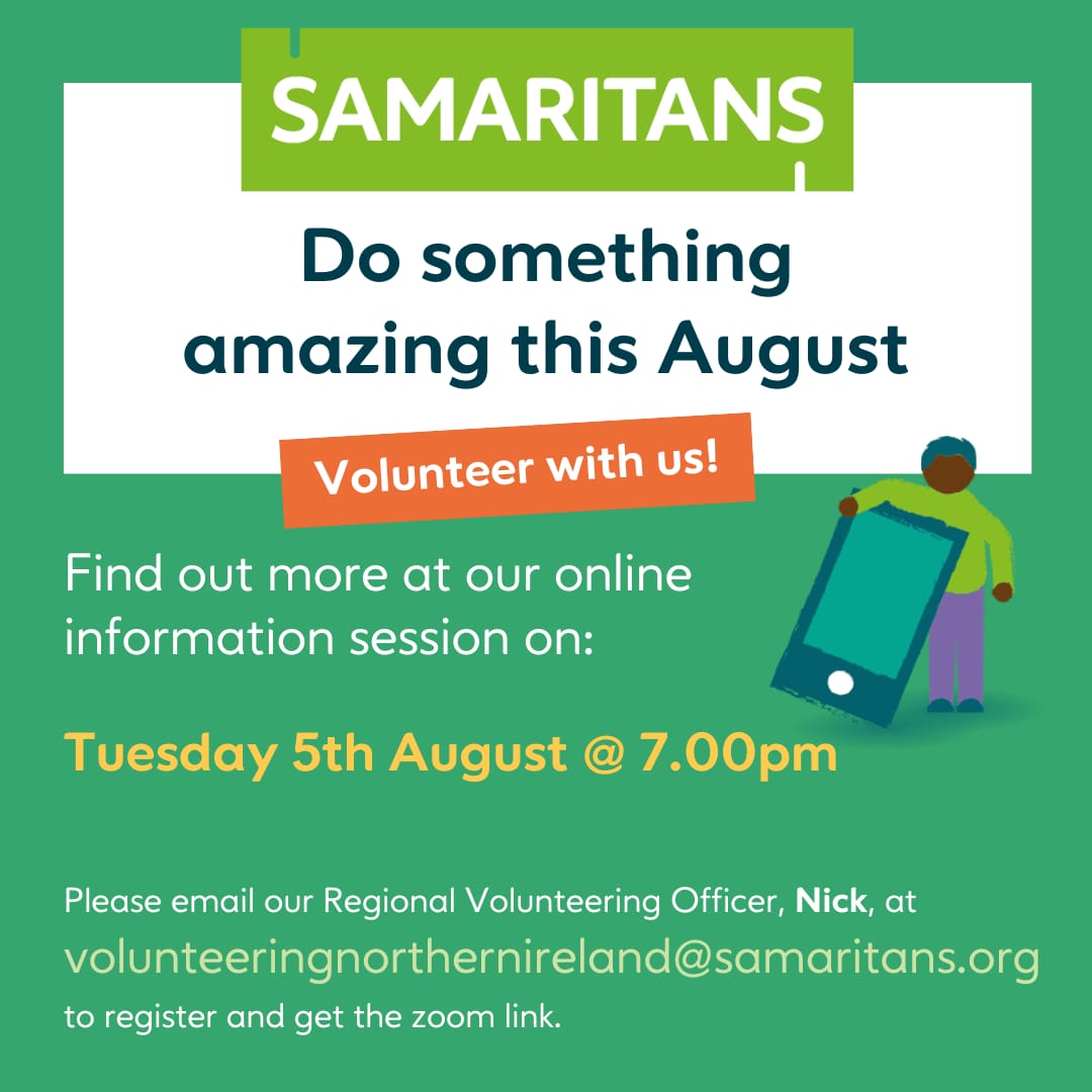 Perhaps you or someone you know has been considering volunteering for us, or maybe you just want to find out more about what we do.   If so, why not register for our zoom info session.   We would love to hear from you 💚
