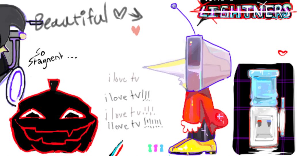 Deltarunes from the magma today 🖤