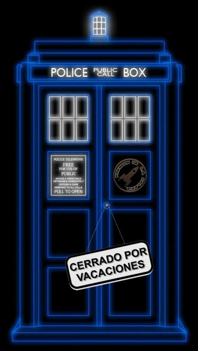 🧳 Este verano, la TARDIS es nuestra caravana. 🕰 El 9/9 volvemos con relatos que ni el Doctor se atrevería a registrar en los archivos de la Biblioteca de la Sombra... ¡Hasta septiembre, Frikingos! ¡Que paséis un gran verano! 😎 #FrikingoDeLaGalaxia #EstamosDeVacatas