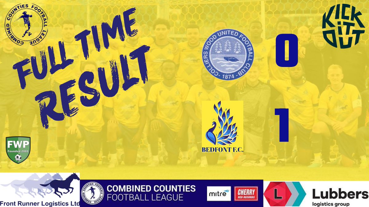 FULL-TIME: Colliers Wood United 0-1 Bedfont fwp.co/jKKzjs