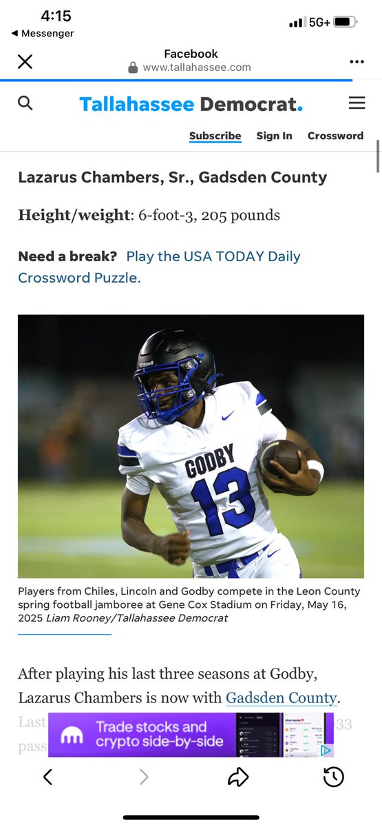 Juice Dixon (@coachjuicedixon) on Twitter photo Coming in ranked #1 quarterback in the big bend Gadsden county <a href="/ChambersLazarus/">Lazarus Chambers</a>
facebook.com/share/p/19Xw8X… Coming in ranked #1 quarterback in the big bend Gadsden county <a href="/ChambersLazarus/">Lazarus Chambers</a>
facebook.com/share/p/19Xw8X…