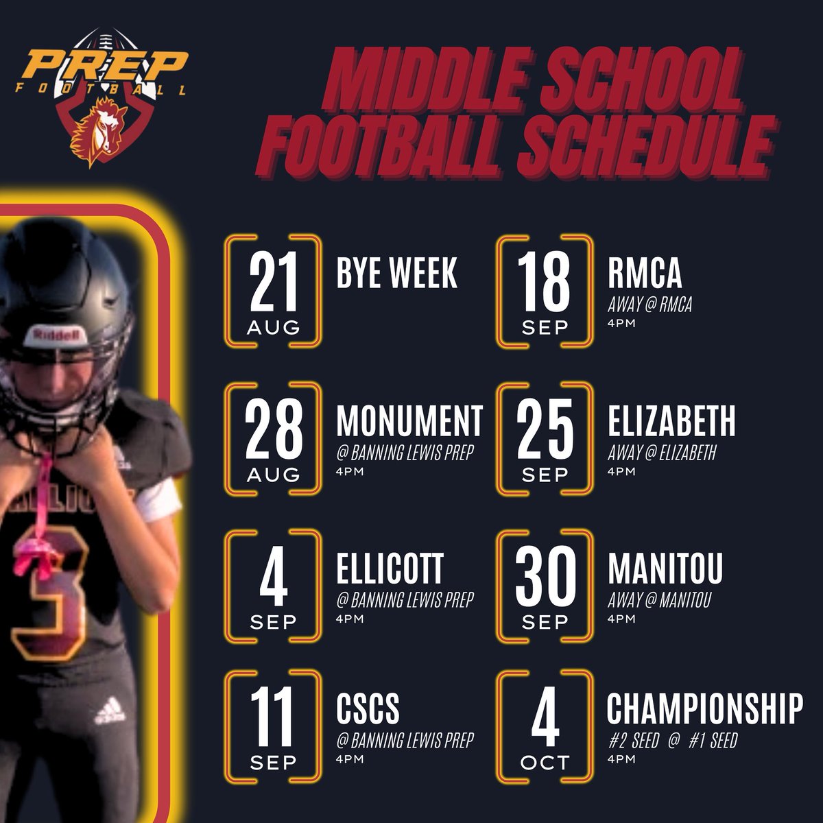 Banning Lewis Prep Academy Football tweet media