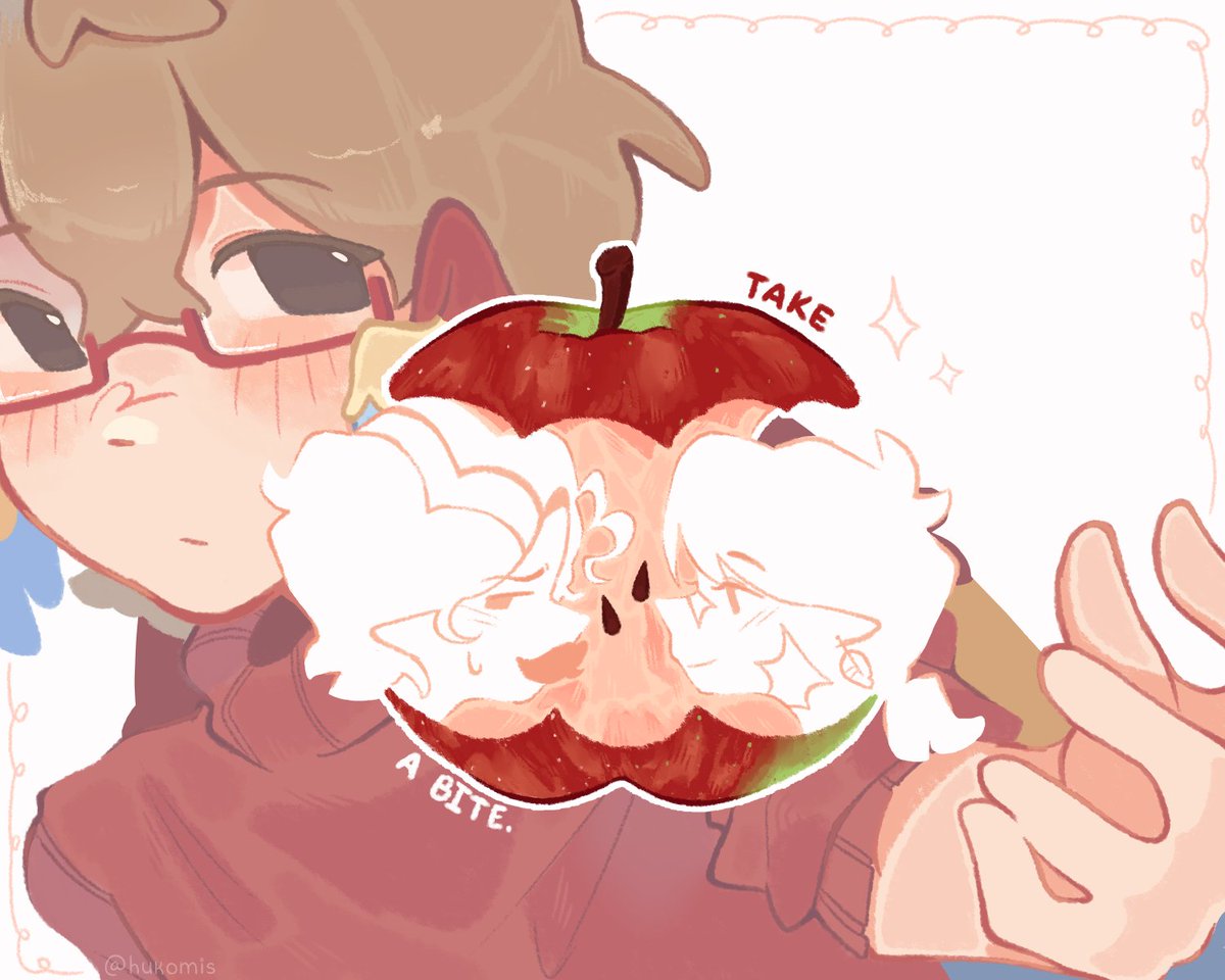 hukomis's tweet photo. apple trend but make it #mumscarian https://t.co/Dazjf3vQDA