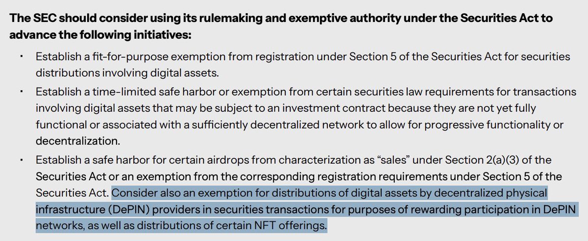 first they ignore you
then they study you
maybe call your token a security
then they quietly carve out legal frmwrk

you are not bullish enough on DePIN