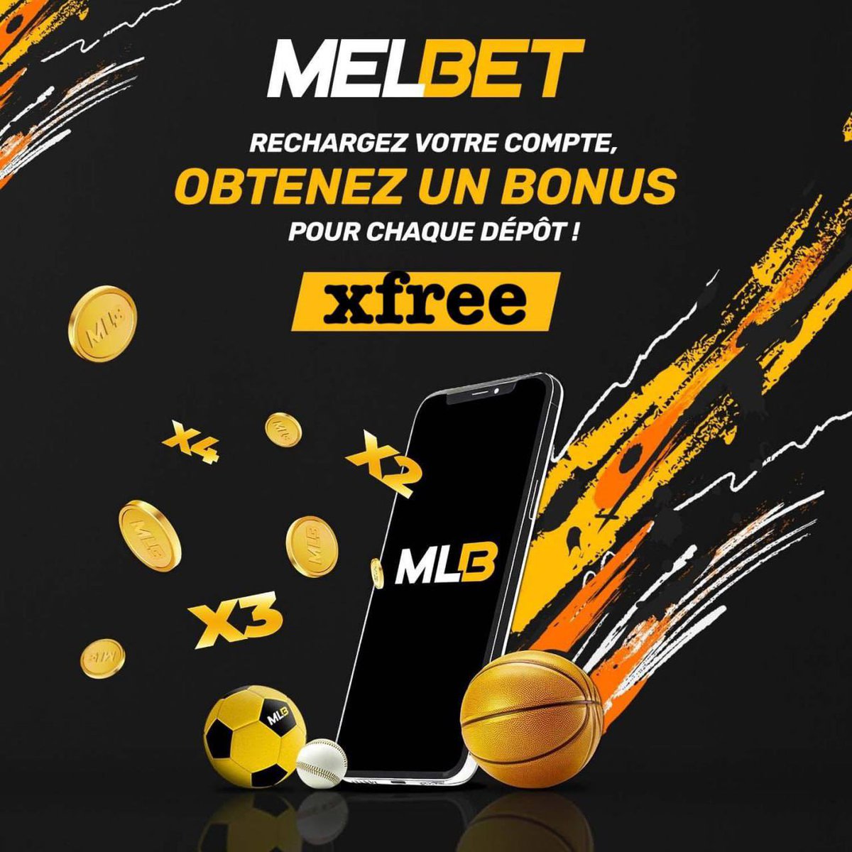 africanbetting's tweet image. #Gyor          🆚 #Pyunik          

➡️ Pronostic : Total plus de 2

💰 Gain potentiel : 136.620  XOF 

🔥🔥💥▶️ #Melbet : ➡️

🔥🔥💥▶️CODE PROMO : xfree   (Inscris-toi avec le code promo et reçois un bonus équivalent au double de ton premier dépôt)

#pronos