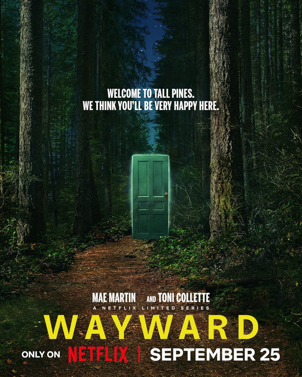 milyunaseries's tweet image. La miniserie #Wayward, con Mae Martin y Toni Collette, llegará a @netflix el 25 de septiembre !!

"Tall Pines, tras un intento de fuga de una academia para adolescentes con problemas, 2 estudiantes unen fuerzas con un nuevo agente para desentrañar los oscuros secretos del pueblo"