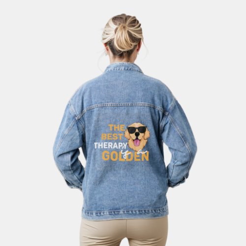 🐾 The best therapy? A Golden Retriever in shades 😎
Comfy, cool, and guaranteed to lift your mood.
Rock this on a denim jacket &amp; spread the golden vibes!
🛒 Grab yours ➡️zazzle.com/the_best_thera… via <a href="/zazzle/">Zazzle Inc.</a> 
#GoldenRetrieverLove #DogTherapy #DenimStyle #PetLovers #ZazzleDesigns.
