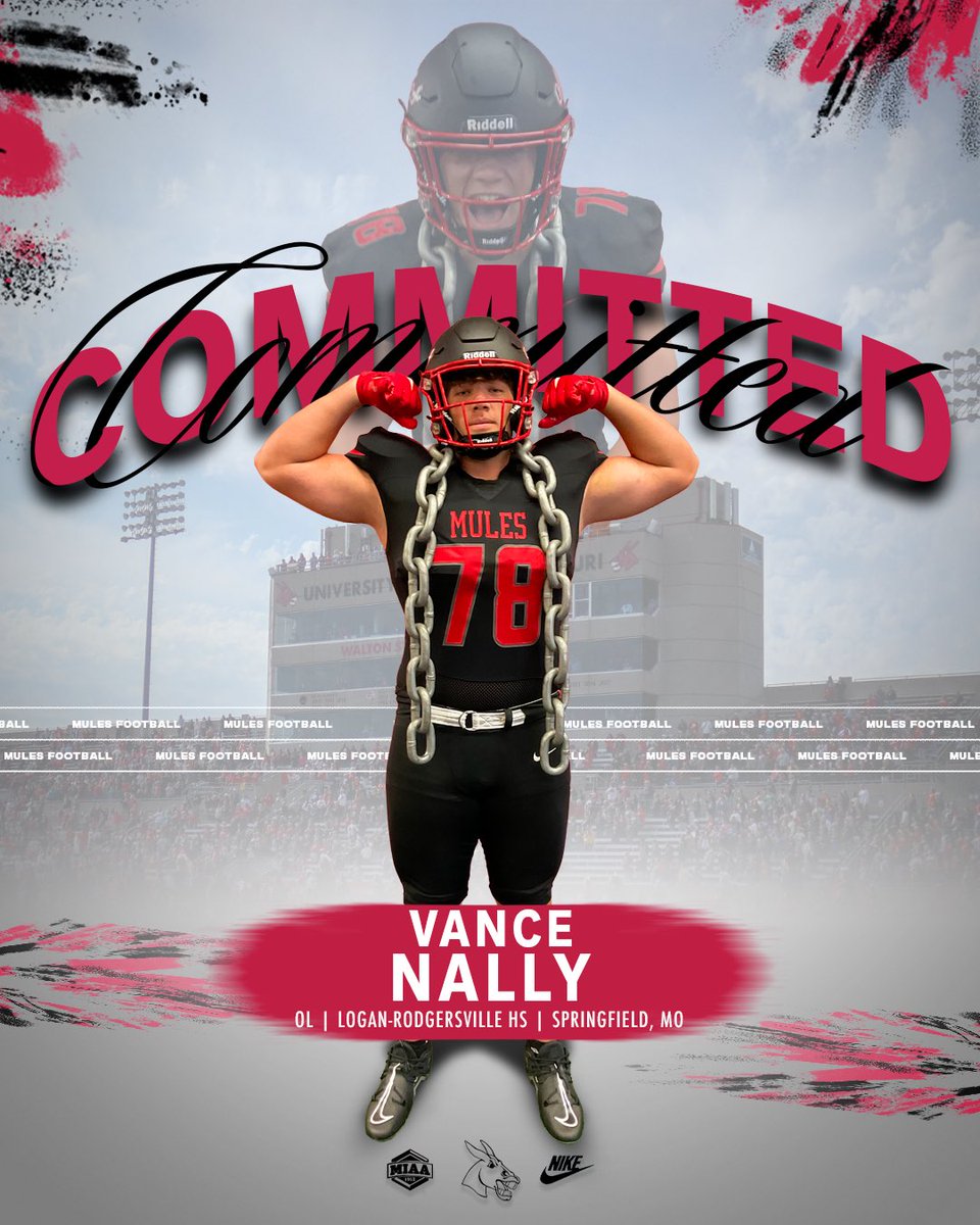Vance Nally (@vancenally) on Twitter photo I am extremely excited to announce that I have committed to continue my athletic and academic career at the University of Central Missouri. Go Mules!! <a href="/JoshLamberson/">Coach Lambo</a> <a href="/CoachHoltzclaw/">Joe Holtzclaw</a> <a href="/CoachxMorrow/">Jamal Morrow</a> <a href="/H_HAWK/">Hayden Hawk</a> <a href="/Vince_Mayle/">Coach Mayle</a> <a href="/CoaxhGraham/">Dylan Graham</a> <a href="/CoachWrightD/">Rich Wright</a> <a href="/CoachZ_McCarthy/">Zach McCarthy</a> <a href="/CoachNovak_/">Coach Neil Novak</a> I am extremely excited to announce that I have committed to continue my athletic and academic career at the University of Central Missouri. Go Mules!! <a href="/JoshLamberson/">Coach Lambo</a> <a href="/CoachHoltzclaw/">Joe Holtzclaw</a> <a href="/CoachxMorrow/">Jamal Morrow</a> <a href="/H_HAWK/">Hayden Hawk</a> <a href="/Vince_Mayle/">Coach Mayle</a> <a href="/CoaxhGraham/">Dylan Graham</a> <a href="/CoachWrightD/">Rich Wright</a> <a href="/CoachZ_McCarthy/">Zach McCarthy</a> <a href="/CoachNovak_/">Coach Neil Novak</a>