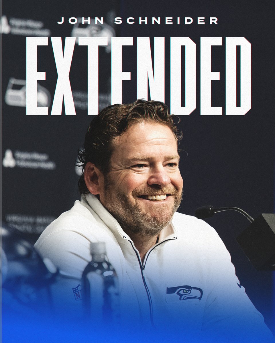 We have signed GM and President of Football Operations John Schneider to a contract extension that runs through 2031.

Read More » shwks.com/1i2820fn