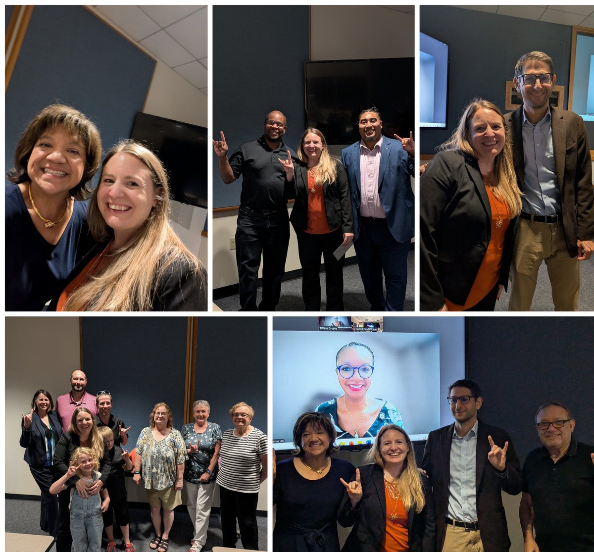 Dr. Debra Cantú (@drdebracantu) on Twitter photo 🤘🏼Horns Up for Dr. Tiffany Greene's successful completion of her Final Treatise Oral Defense at UT Austin, under the guidance of <a href="/DrDeMatt/">David DeMatthews</a> her committee chair. I had the honor of teaching her in the Texas Principal Leadership Academy & enjoyed serving on her committee. 🤘🏼Horns Up for Dr. Tiffany Greene's successful completion of her Final Treatise Oral Defense at UT Austin, under the guidance of <a href="/DrDeMatt/">David DeMatthews</a> her committee chair. I had the honor of teaching her in the Texas Principal Leadership Academy & enjoyed serving on her committee.