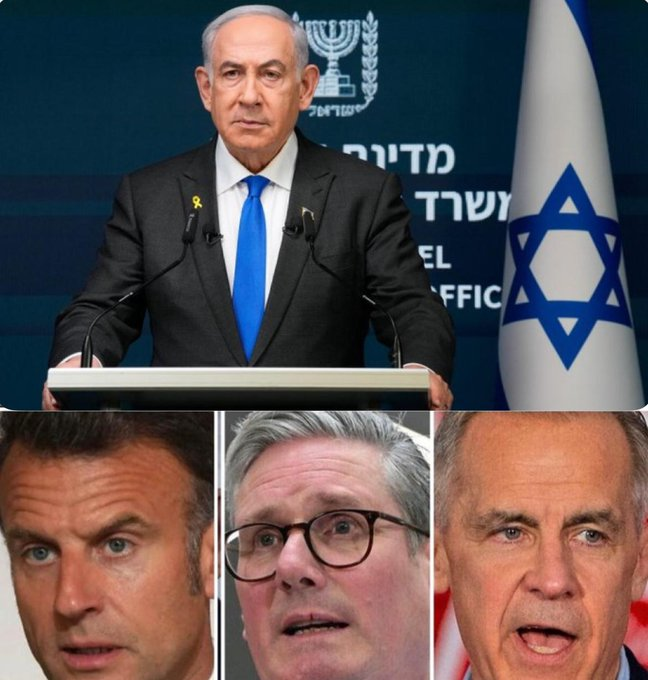 A real leader above three cowards.