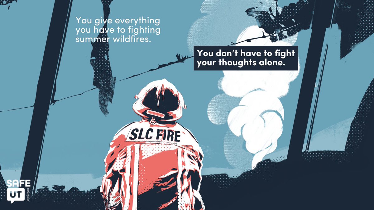SafeUT Frontline licensed counselors are available 24/7 to confidentially listen or provide resources for Utah's firefighters and their families.

Learn more at safeut.org/frontline or download the SafeUT Frontline app.